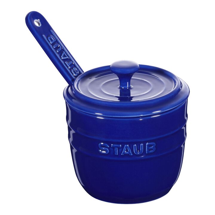 Ceramique, Sockerskål 9 cm, Ceramic, Mörkblå, large 1