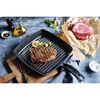Grill Pans, 30 cm square Cast iron American grill black, small 2