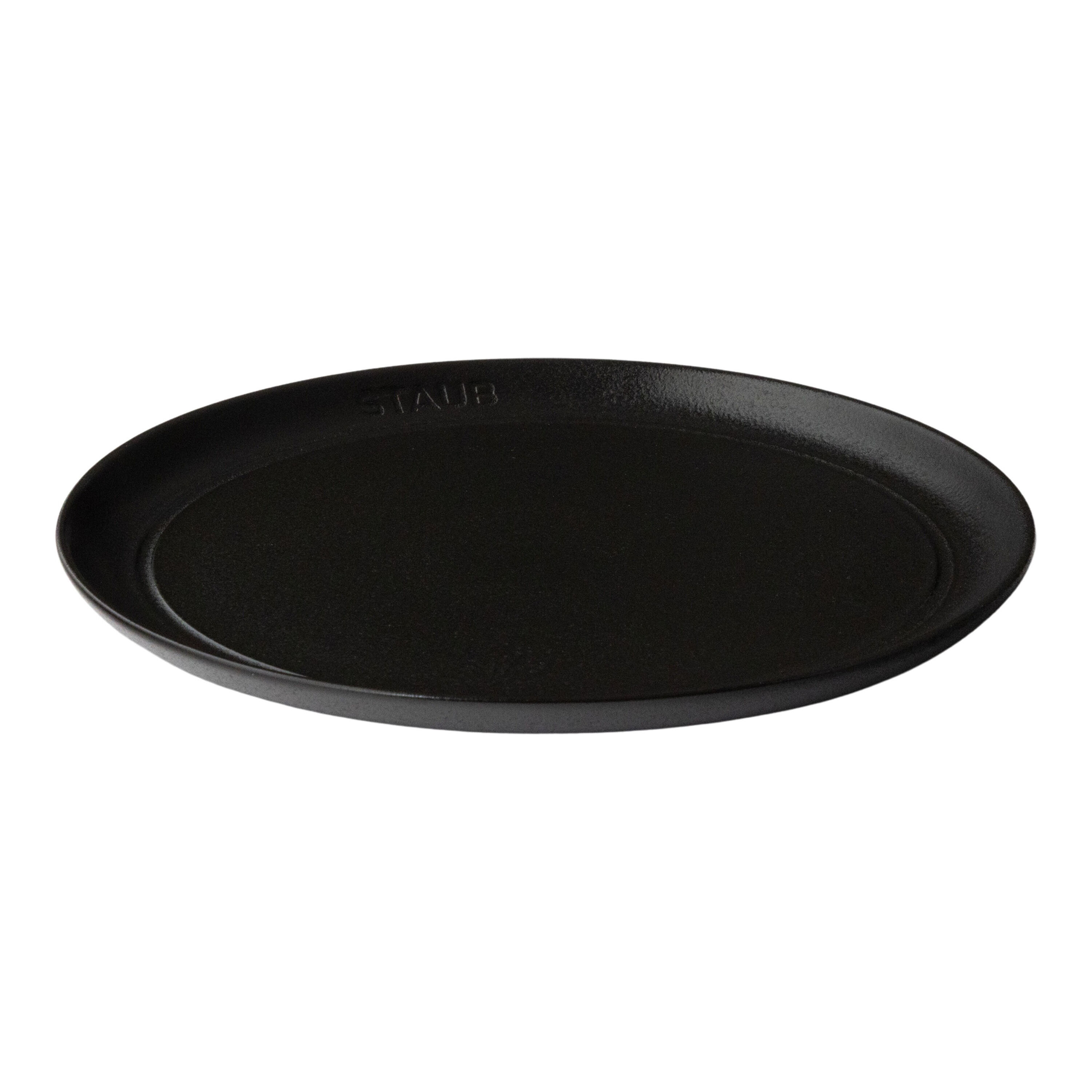ストウブ Dining Line プレート フラット 20 cm, セラミック, ブラック