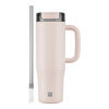 Thermo Plus, Copo t&eacute;rmica com palhinha, 900 ml, A&ccedil;o inoxid&aacute;vel, Rosa, small 10