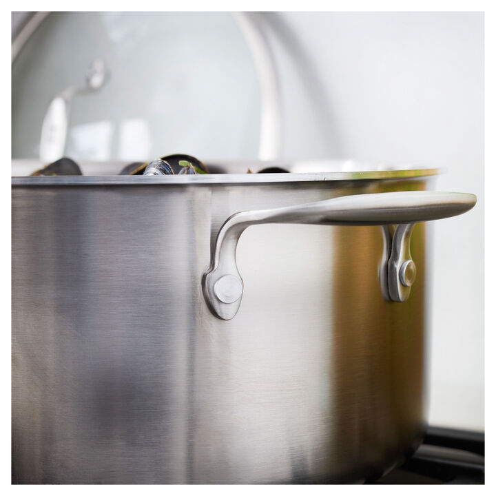 Spirit 3-Ply, 8 qt, Stainless Steel Dutch Oven, large 3