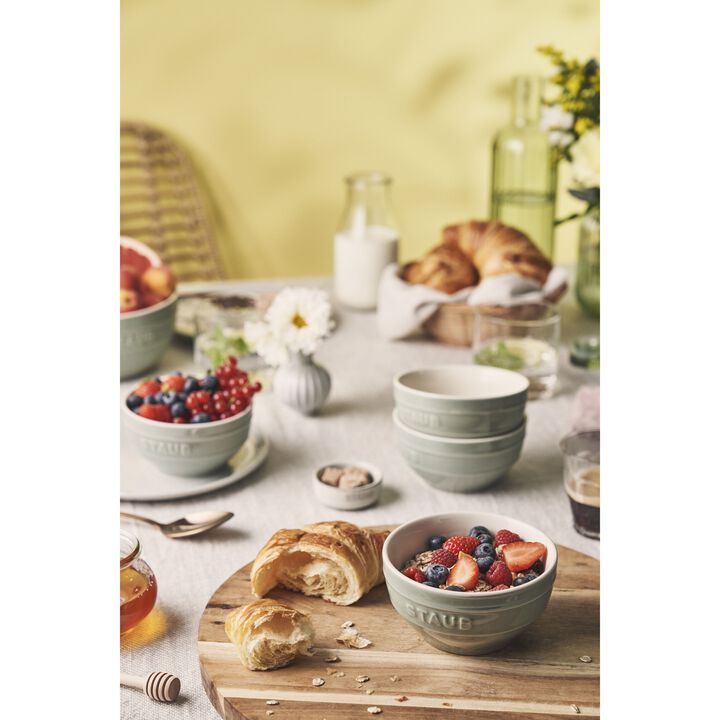 Ceramique, ボウル 12 cm, セラミック, ユーカリ, large 4