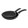 EverLift, 2 Piece aluminum Fry Pan Set - Black, small 1