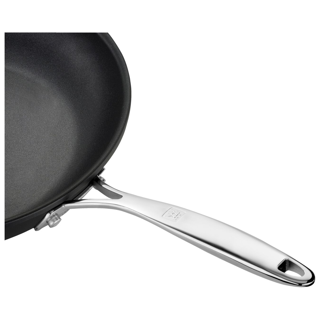 26 cm Aluminium Frying pan black,,large 2
