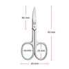 CLASSIC, polished Nail scissors, small 4