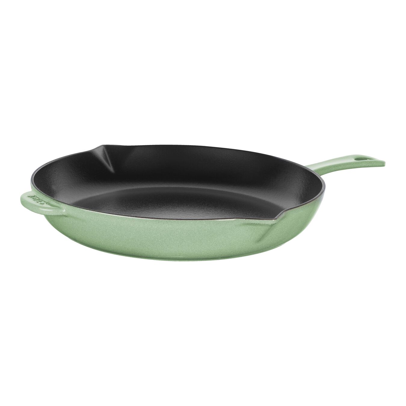 30 cm / 12 inch cast iron Frying pan, sage,,large 1