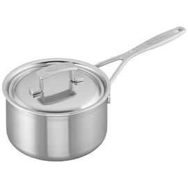 Demeyere Industry, 2 qt Saucepan with Lid, 18/10 Stainless Steel 