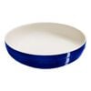 Ceramique, 28 cm ceramic round serving bowl, dark-blue, small 1
