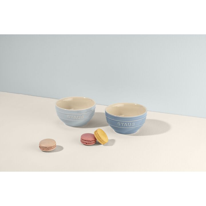 Ceramique, ボウルセット マカロンブルー 12 cm / 2-個, large 2