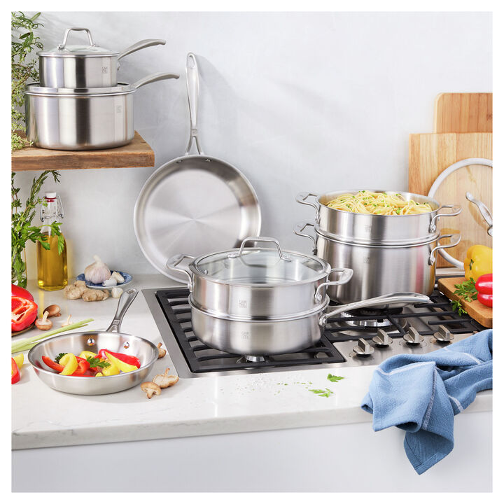 Spirit 3-Ply, 12-pc, Stainless Steel, Cookware Set, large 2