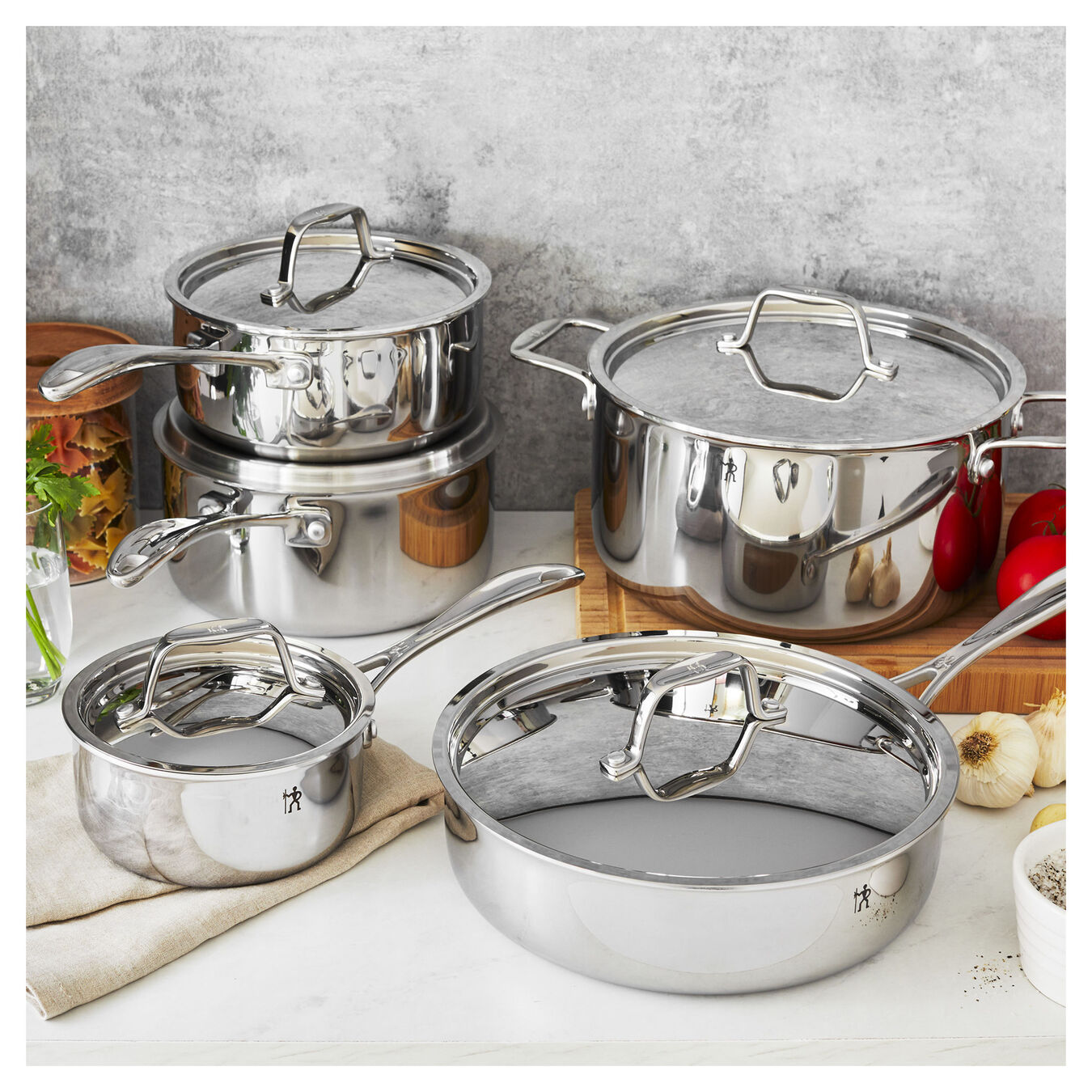 Cookware Set 13 Piece, 18/10 Stainless Steel,,large 2