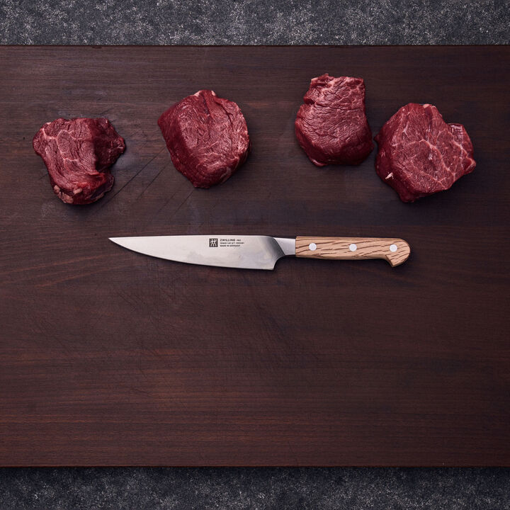 Pro Wood, Couteau à trancher 16 cm, Nature, Tranchant lisse, large 3