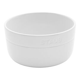 Staub Dining Line, 4 Piece ceramic Bowl set, white