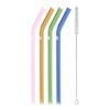 Glass Straw - Colored - Bent Set,,large