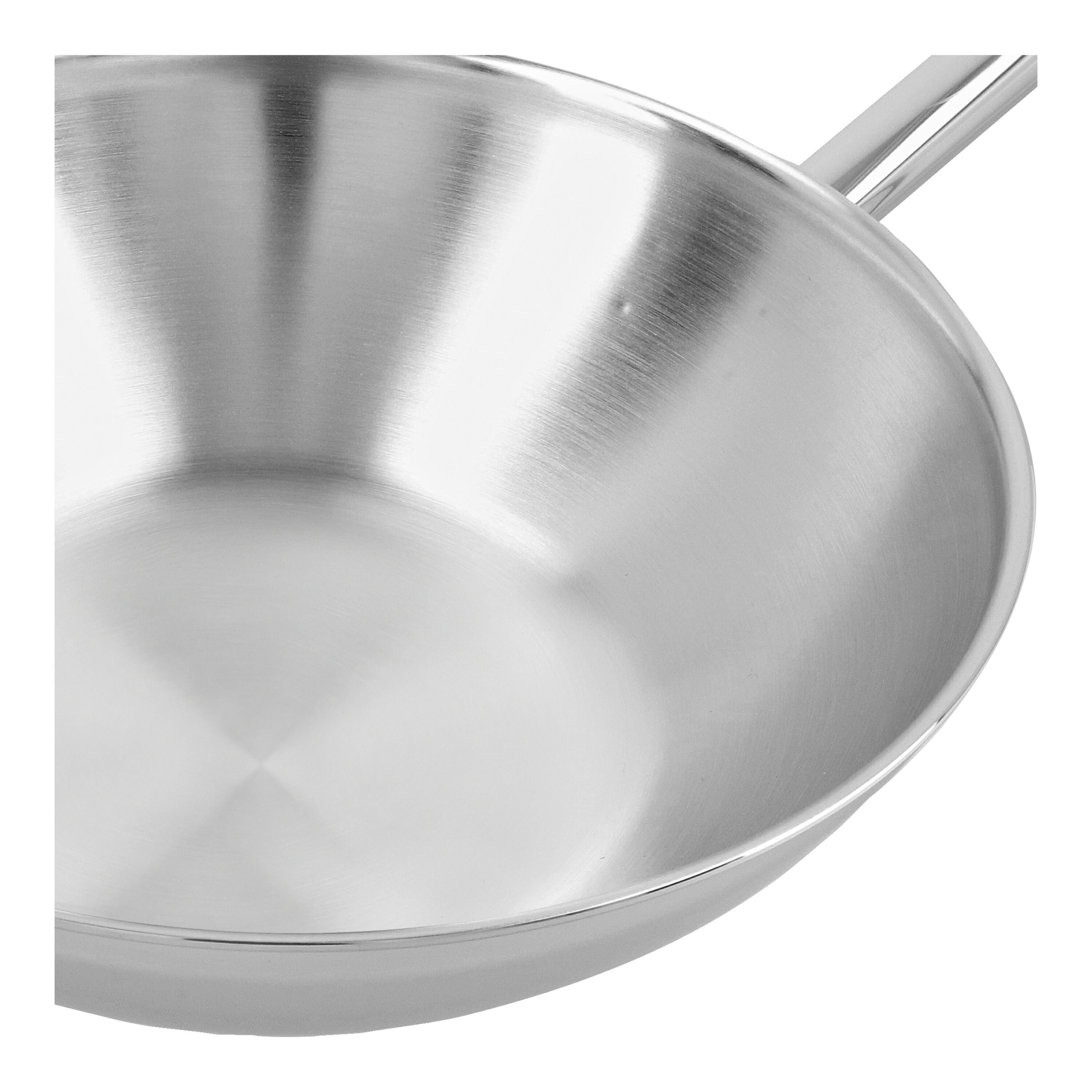 Thumbnail - Demeyere Apollo 7 Wok flacher Boden 30 cm, 18/10 Edelstahl