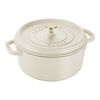 La Cocotte, 3.7 l cast iron round Cocotte, Cream, small 1