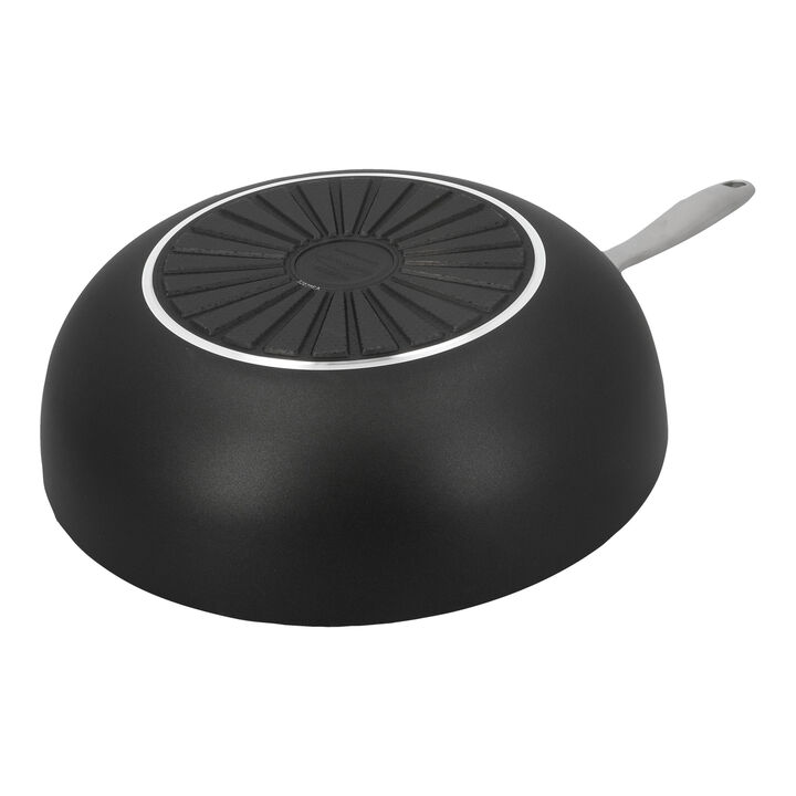 Alu Industry 3 Ceramic, Wok vlakke bodem Ceraforce 28 cm, large 2