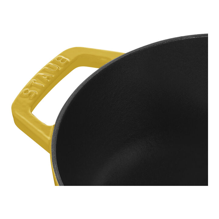 Cast Iron, 6.25 qt, Wide Oval Dutch Oven, citron, large 3