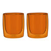 Sorrento Bar, 2-pc Tumbler Glass Set - Amber, Double Wall , small 1