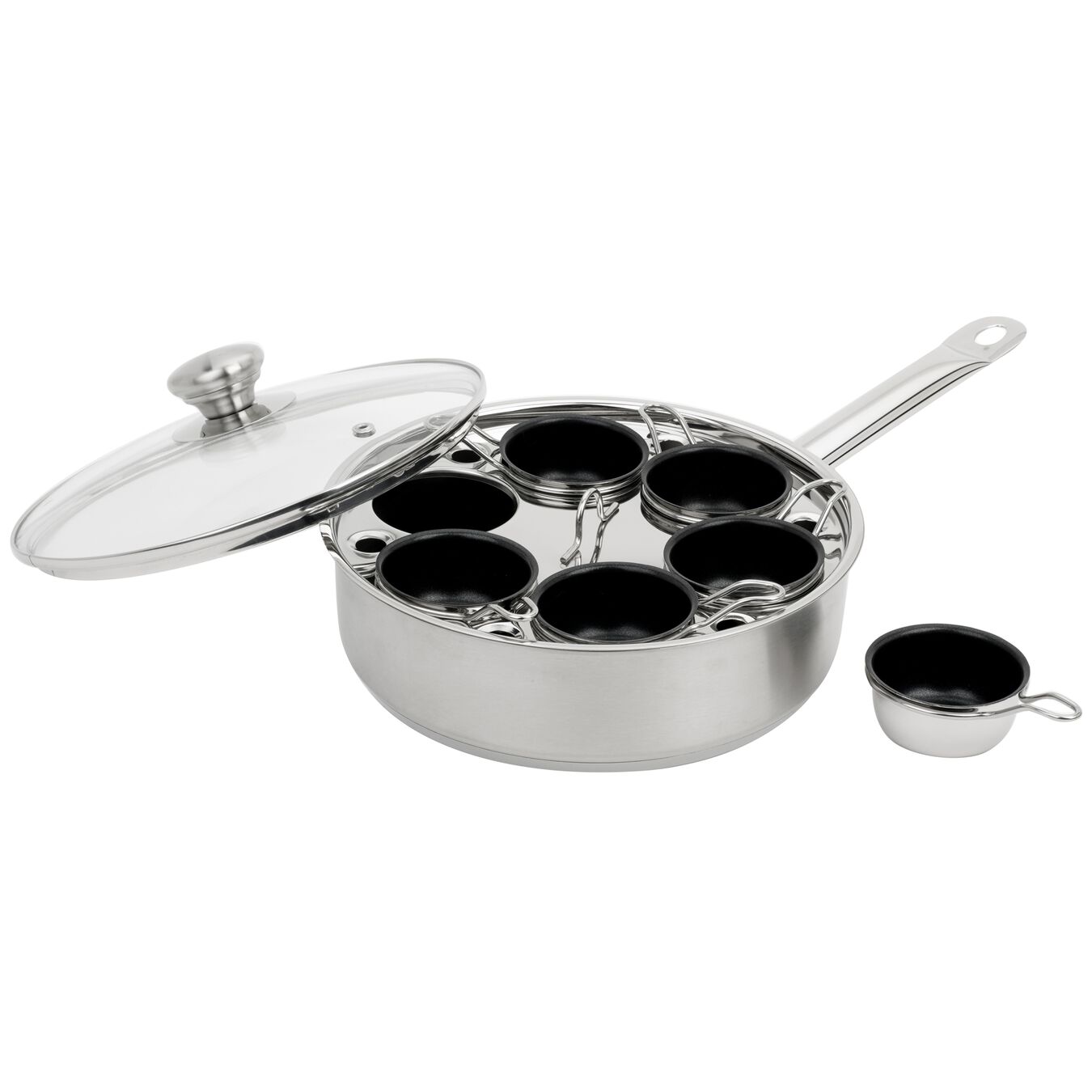 Demeyere Specialties 1.75 l 18/10 Stainless Steel Egg Poacher