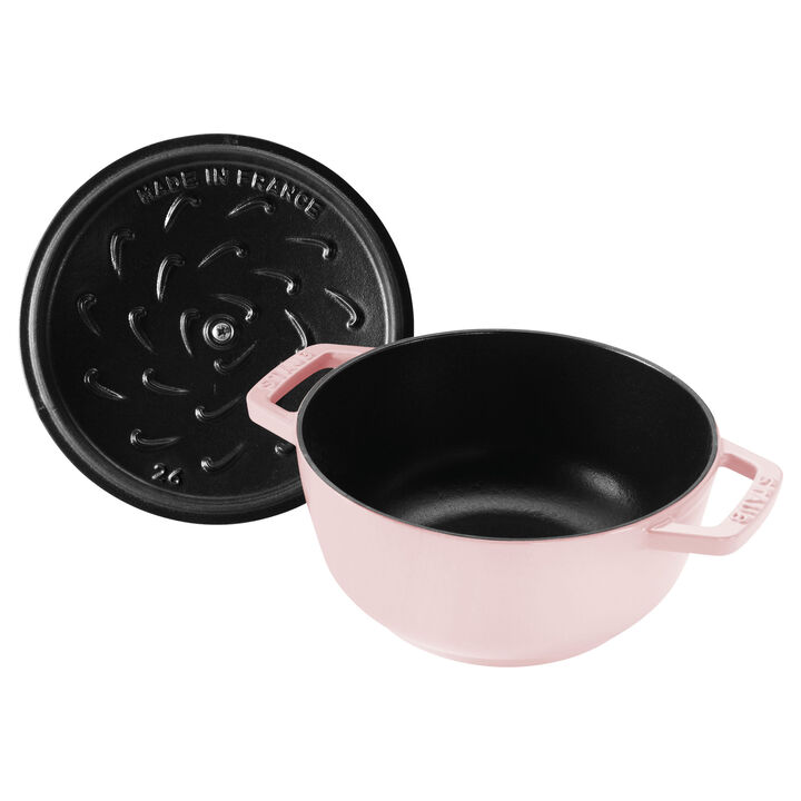 Cast Iron, 5.25 qt, Essential French Oven, Pink Peony, large 3