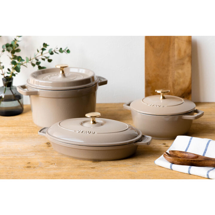 鋳物ホーロー鍋, Wa-NABE・フレンチオーブン 16 cm, 鋳鉄, large 3