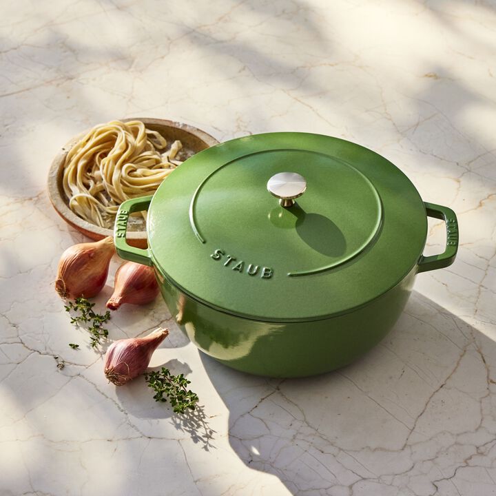 Cast Iron, 5 qt, Essential French Oven, Pistachio, large 4