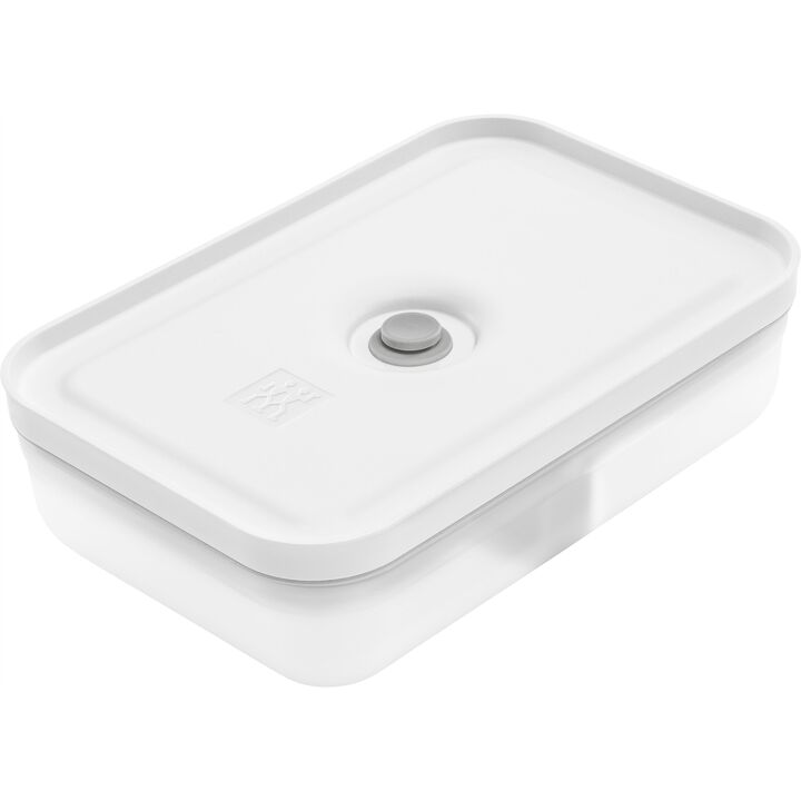 Fresh & Save, Vakuum Lunchbox L flach, Semitransparent-Grau, large 1