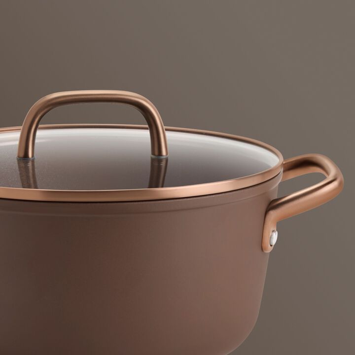 Milano, Kochtopf mit Glasdeckel 24 cm, Aluminium, large 3