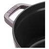鋳物ホーロー鍋, ピコ・ココット 20 cm, ラウンド, シフォンローズ, 鋳鉄, small 5