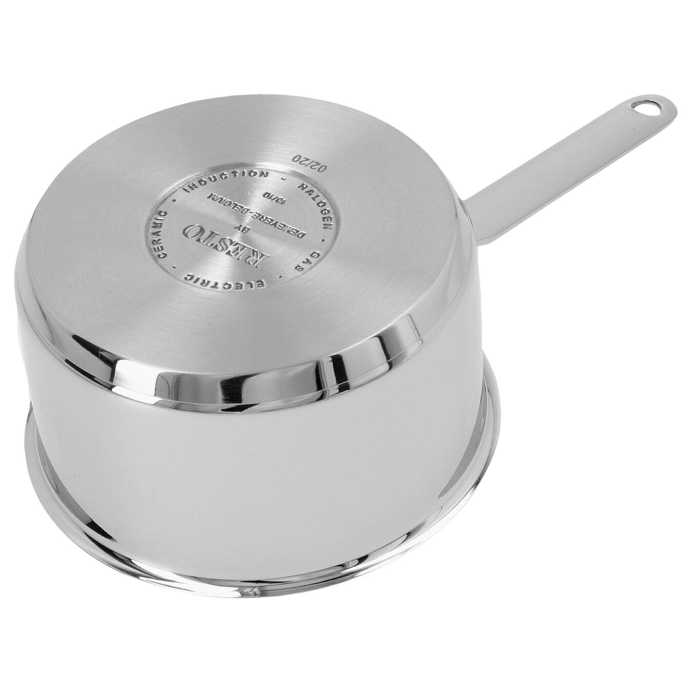 12 cm 18/10 Stainless Steel Saucepan without lid silver,,large 2