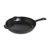 Pans, 26 cm / 10 inch cast iron Frying pan with pouring spout, black, small 1