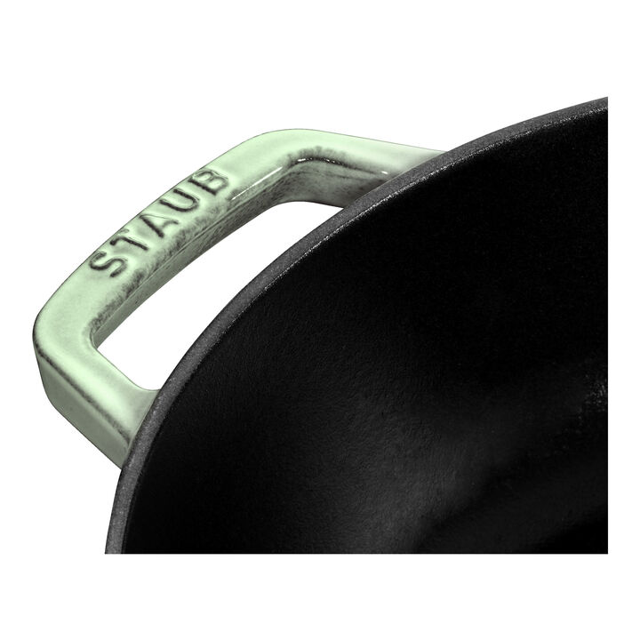 Braisers, 28 cm round Cast iron Saute pan Chistera sage, large 3