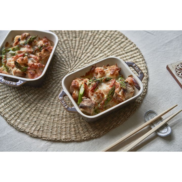 Ceramique, Set de bandejas de horno S/M/L 3-pzs, Gris antiguo, large 2