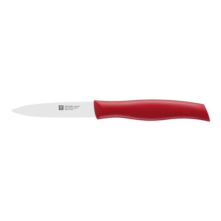 TWIN Grip, 3-inch, Paring knife, red, large 1