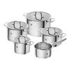 TrueFlow, 5-pcs Stainless steel Pot set silver, small 1