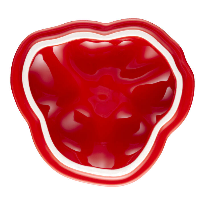 Ceramique, 11 cm pepper ceramic Cocotte orange-red, large 4