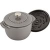 La Cocotte, 12 cm round Cast iron Rice Cocotte graphite-grey, small 2