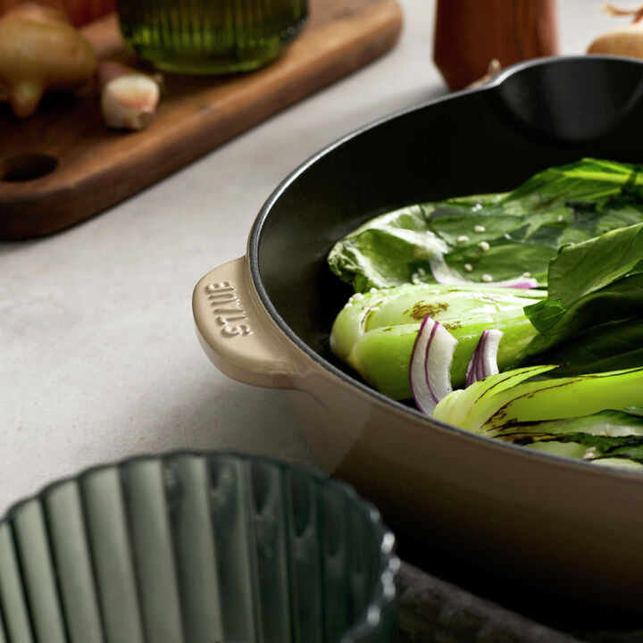Cast Iron, 11-inch, Frying Pan, Sesame, large 3