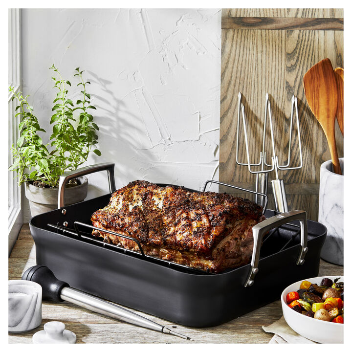 Motion, Hard Anodized Roaster Pan, large 4