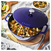 3.75 qt, Essential French Oven Rooster Lid, dark blue,,large