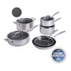 Peak, 10 Piece stainless steel Cookware set, small 1