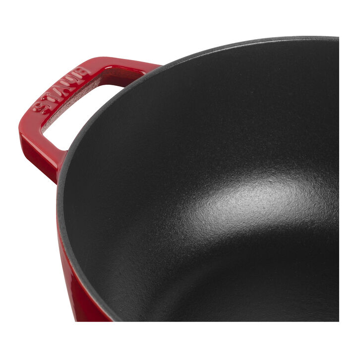 La Cocotte, 3.6 l cast iron round Winter Essential French Oven, cherry - Visual Imperfections, large 4