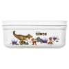 Dinos, M DINOS Vacuum Lunch Box with divider, plastic, white-grey, small 3