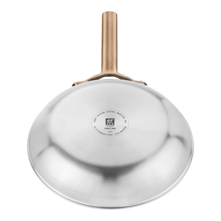 Milano Stainless Steel, Padella - 28 cm, acciaio inox, rame, large 4