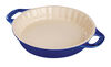 9-inch, Pie dish, dark blue,,large