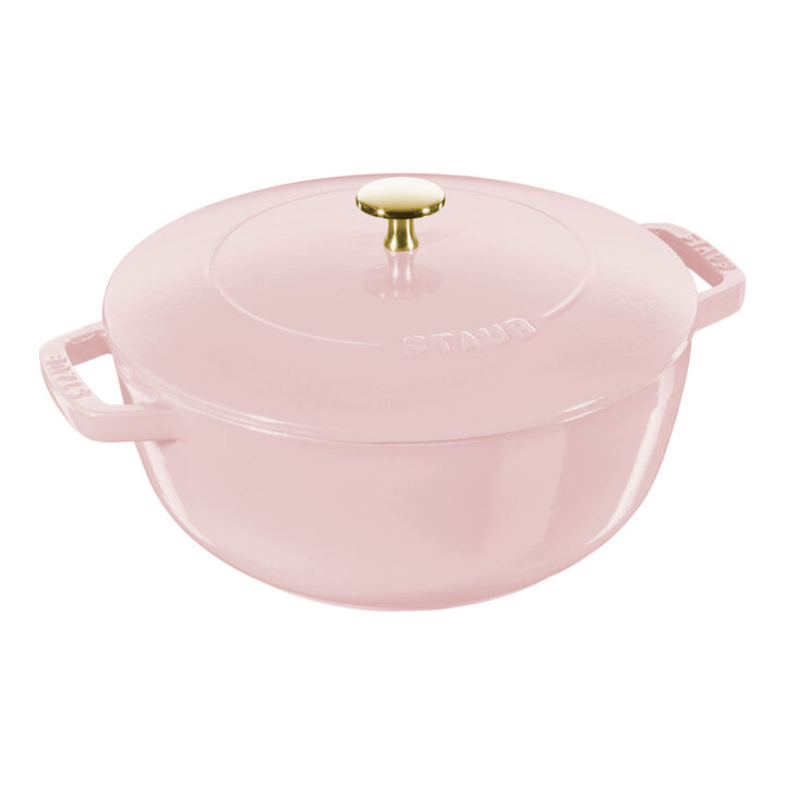 Cast Iron, 5.25 qt, Essential French Oven, Pink Peony, large 1