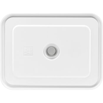 Vakumlu Buzdolabı Saklama Kabı, Borosilikat Cam, Gri,,large 3