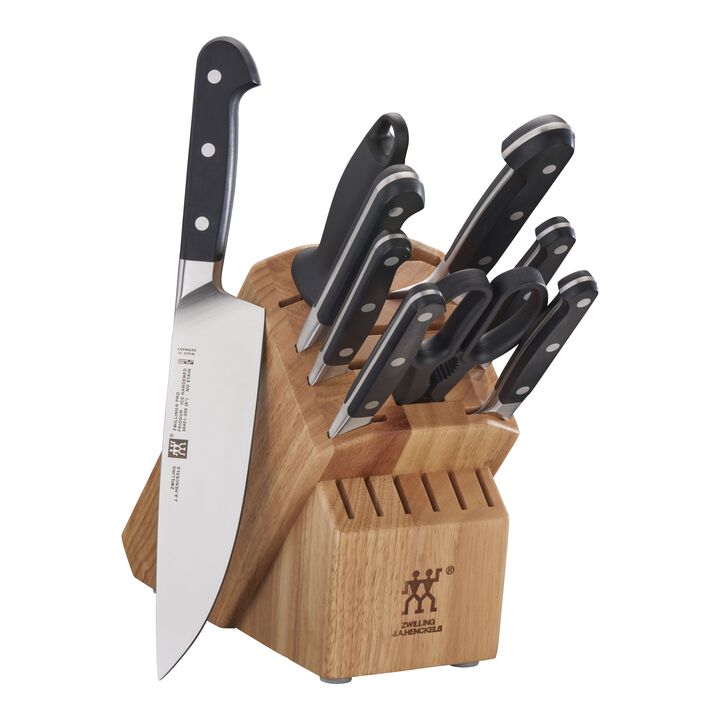 Pro, 10-pc, Knife block set, natural, large 1