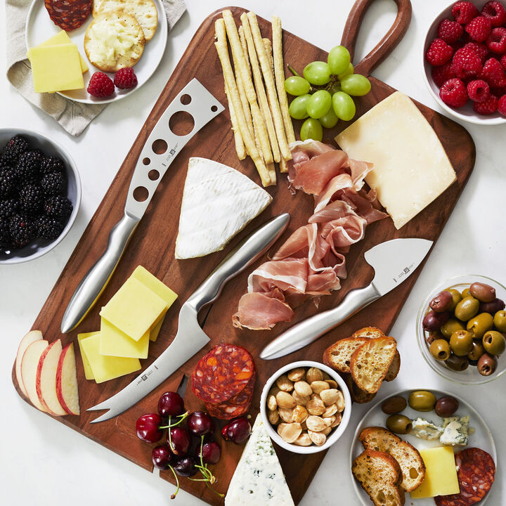 Accessories, 3-pc, Stainless Steel Cheese Knife Set, large 2